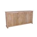 Credenza Madras in mango naturale 3 cassetti 2 ante 193X40H97