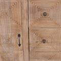 Credenza Madras in mango naturale 3 cassetti 2 ante 193X40H97