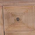 Credenza Madras in mango naturale 3 cassetti 2 ante 193X40H97