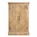 Armadietto Madras in mango naturale 2 ante 70X30H106