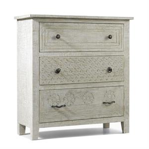 Como' Goa in mango sbiancato 3 cassetti 81X40H80