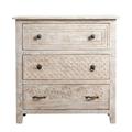 Como' Goa in mango sbiancato 3 cassetti 81X40H80