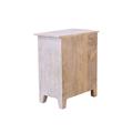 Comodino Goa in mango sbiancato 3 cassetti 50X30H60