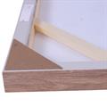 Quadro dipinto con cornice noce - Papaveri Rossi - 140x70