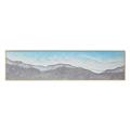 Quadro dipinto cornice naturale - Spiaggia e Mare - 160x40