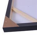 Quadro dipinto con cornice nera - Pappagallo - 80x120