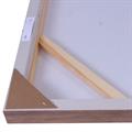 Quadro dipinto con cornice noce - Astratto M - 80x120