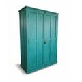 GUARDAROBA TEAK ANTICATO 2A 2C 130X55H180 MADE IN INDIA