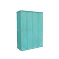 GUARDAROBA TEAK ANTICATO 2A 2C 130X55H180 MADE IN INDIA
