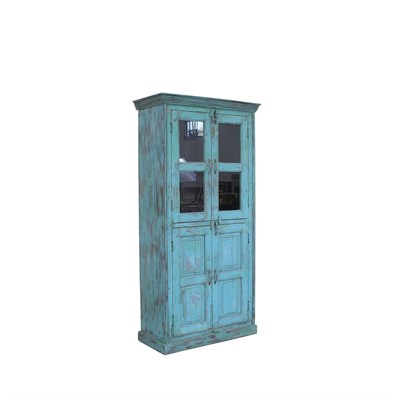 ARMADIO MANGO TEAK AZZURRO 2A.99X42H199 MADE IN INDIA