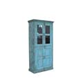 ARMADIO MANGO TEAK AZZURRO 2A.99X42H199 MADE IN INDIA
