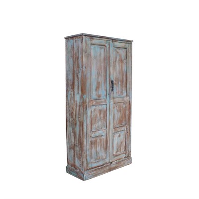 ARMADIO TEAK SBIANCATO 2A.94X40H183 MADE IN INDIA