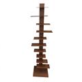 Libreria da vinci lamiera acciao verniciato corten H150 10 rip.