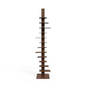 Libreria da vinci lamiera acciao verniciato corten H200 12 rip.