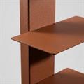 Libreria da vinci lamiera acciao verniciato corten H200 12 rip.