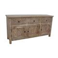 Credenza Mandala in mango naturale 3C 2A 150X40H85