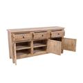 Credenza Mandala in mango naturale 3C 2A 150X40H85