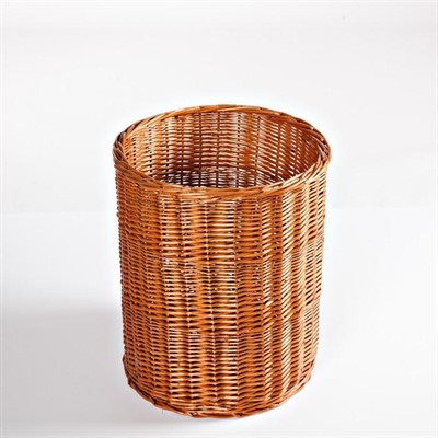 CESTO CILINDRO VIMINI ROSSO DIAM.40 fondo37 H50 MADE IN CROAZIA