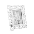 Portafoto intagliato in mdf bianco 23X28 | foto 13x18