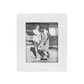 Portafoto Foglie intagliate in mdf bianco 22X28 | foto 15x20