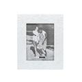Portafoto Foglie intagliate in mdf bianco 20X25 | foto 13x18