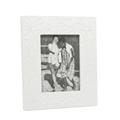 Portafoto Foglie intagliate in mdf bianco 17X22 | foto 9x14