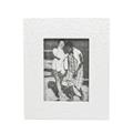 Portafoto Foglie intagliate in mdf bianco 17X22 | foto 10x15
