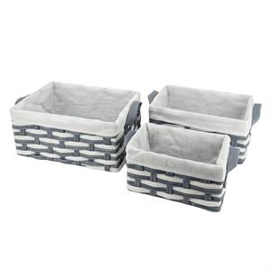 Vaschetta TNT rett. foderata  blu bianco S3