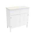 Credenza Emma bianca Mdf/Pino 1C 2A 80X40H85 Made in China