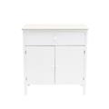 Credenza Emma bianca Mdf/Pino 1C 2A 80X40H85 Made in China