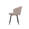 Sedia ''Alina'' in ciniglia beige 58X58H78 cm
