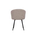 Sedia ''Alina'' in ciniglia beige 58X58H78 cm