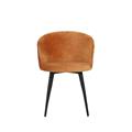 Sedia ''Alina'' in ciniglia inca gold 58X58H78 cm