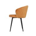 Sedia ''Alina'' in ciniglia inca gold 58X58H78 cm