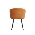 Sedia ''Alina'' in ciniglia inca gold 58X58H78 cm