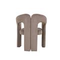 Sedia ''Zora'' in velluto taupe 67X61H76 cm