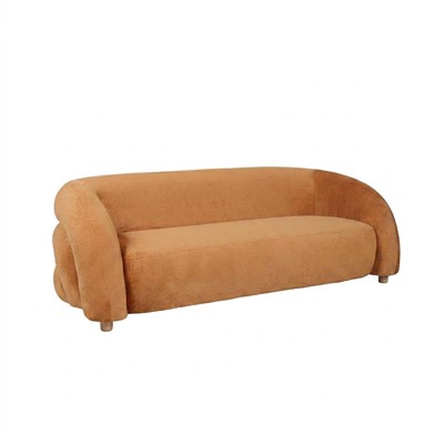 Divano ''Mei'' in ciniglia inca gold 200X89H61 cm