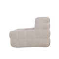 Poltrona sottovuoto Miocm 84x98x73H in tessuto col.avorio