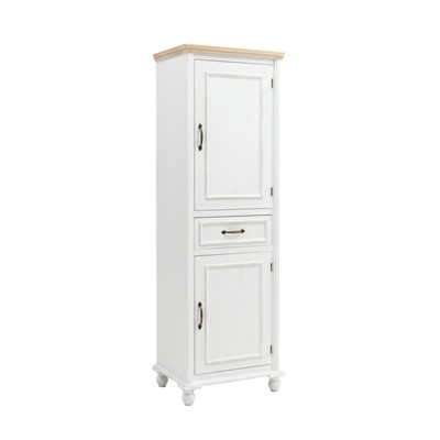 Mobiletto Sophia bianco Mdf/Pino 1C 2A  48X32H170 Made in China