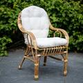 Poltrona Sole Nat.rattan c/cuscini 58x65h45/83