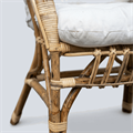 Poltrona Sole Nat.rattan c/cuscini 58x65h45/83
