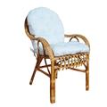 Salotto Sole nat.rattan c/cuscin.1 divano 2p,2 poltrone,1 tavolo