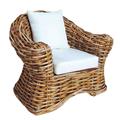 Salotto Leader rattan c/cuscini 1 divano 3p, 2 poltrone,1 tavolo