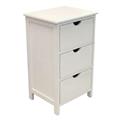 Cassettiera abete bianca  3 cassetti  36x28h68