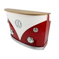 Mobile bar pulmino vintage in metallo e mango cm 152x60x108h
