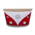 Mobile bar pulmino vintage in metallo e mango cm 152x60x108h