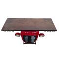 Mobile bar vintage trattore in mango e metallo cm 111x38x101h
