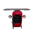 Mobile bar vintage trattore in mango e metallo cm 111x38x101h