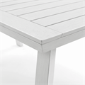 Tavolo allungabile Noah cm 110x200-300x76h alluminio bianco