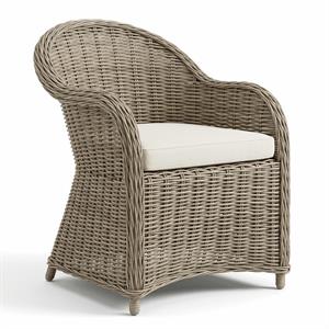 Poltrona Surabaya kubu grey con cuscino cm 57x64x88h